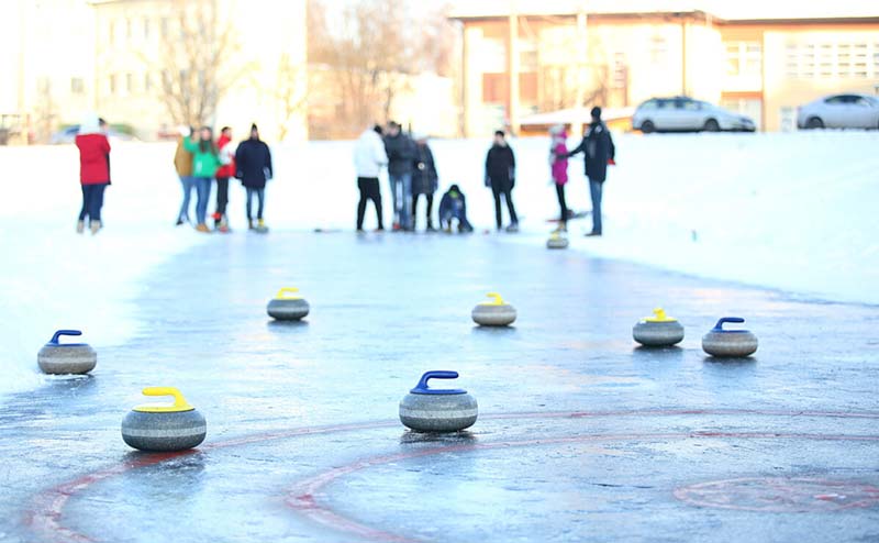 ice curling rink application